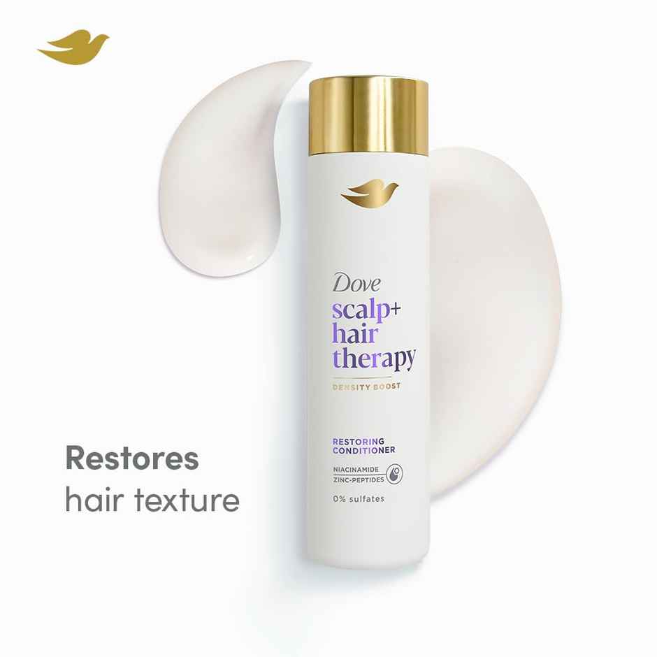 Dove Scalp+Hair Therapy Sulphate Free Density Boost Restoring Conditioner Niacinamide&Zincpeptides