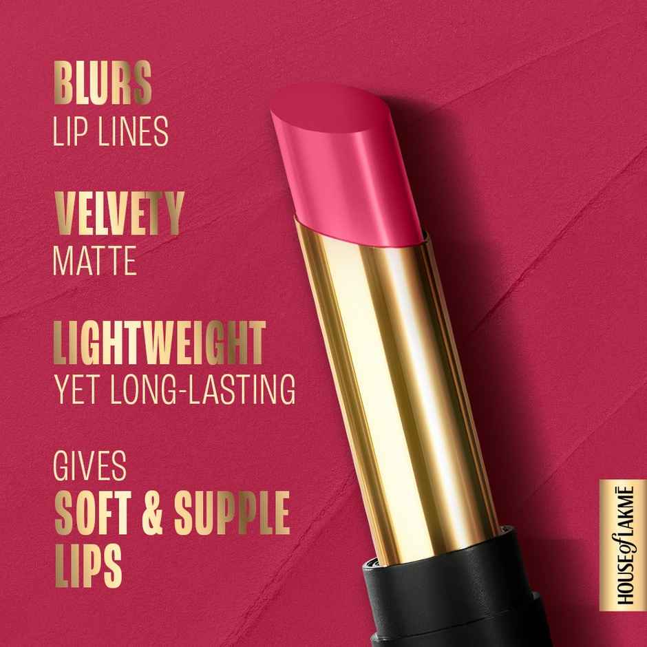 Lakme Absolute Beyond Matte Lip 201 PinkPower