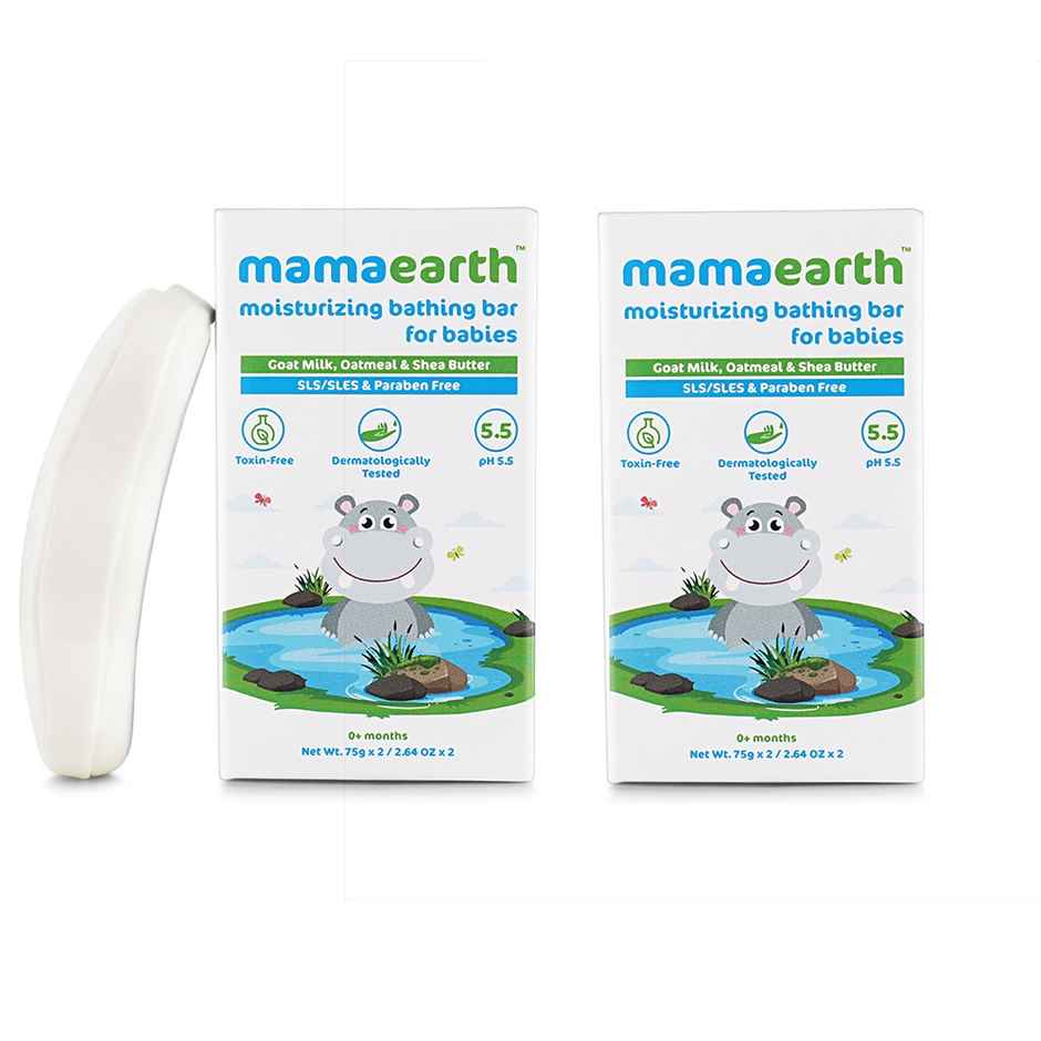 Mamaearth Bathing Bar For Babies - Pack Of 4