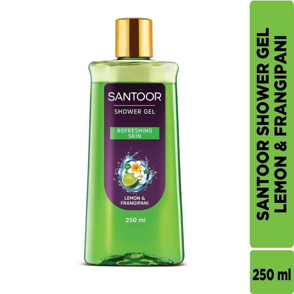 Santoor Shower Gel - Lemon and Frangipani