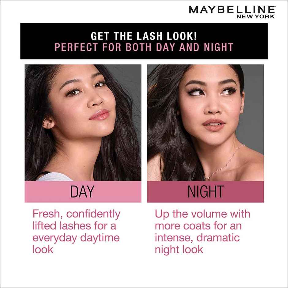 Maybelline Hypercurl Mascara Washable, Black