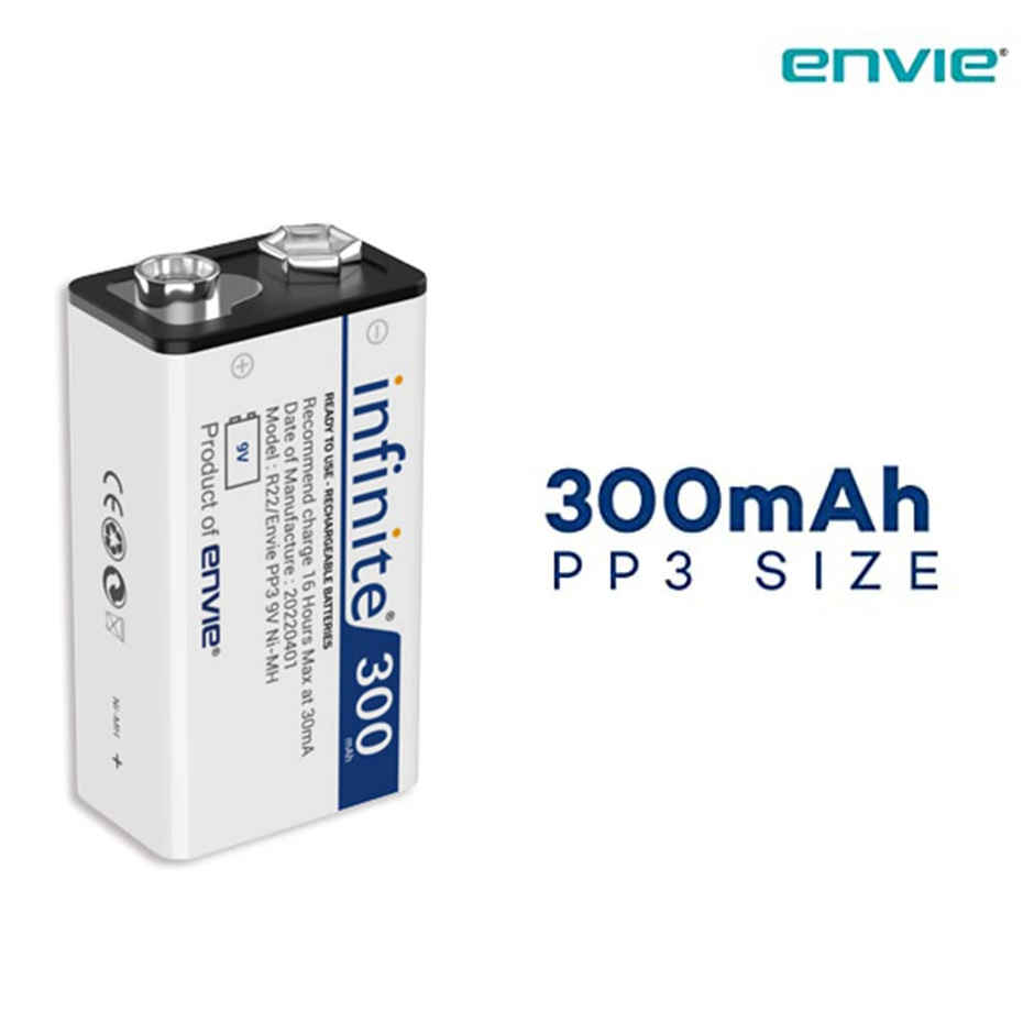 Envie Rechargeable 9V Infinite