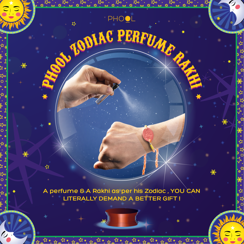 Zodiac Gemini Rakhi for Brother (Phool)