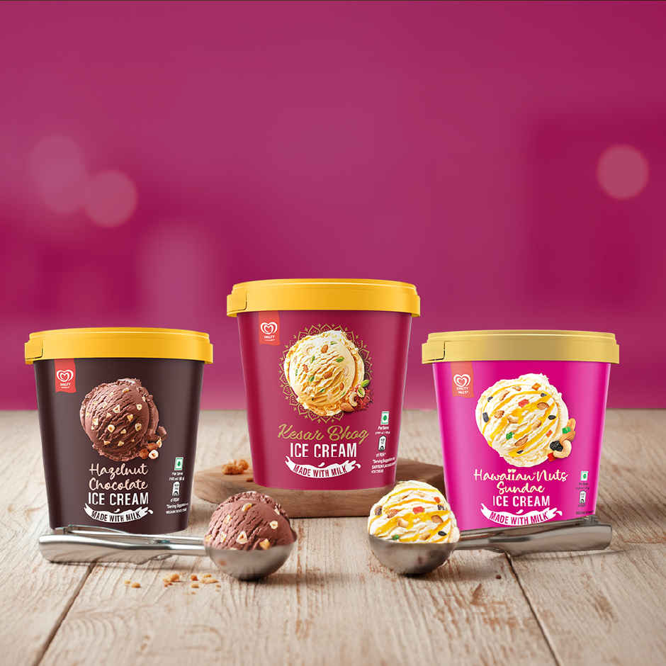 Kwality Wall's Hawaiian Nuts Sundae Tub