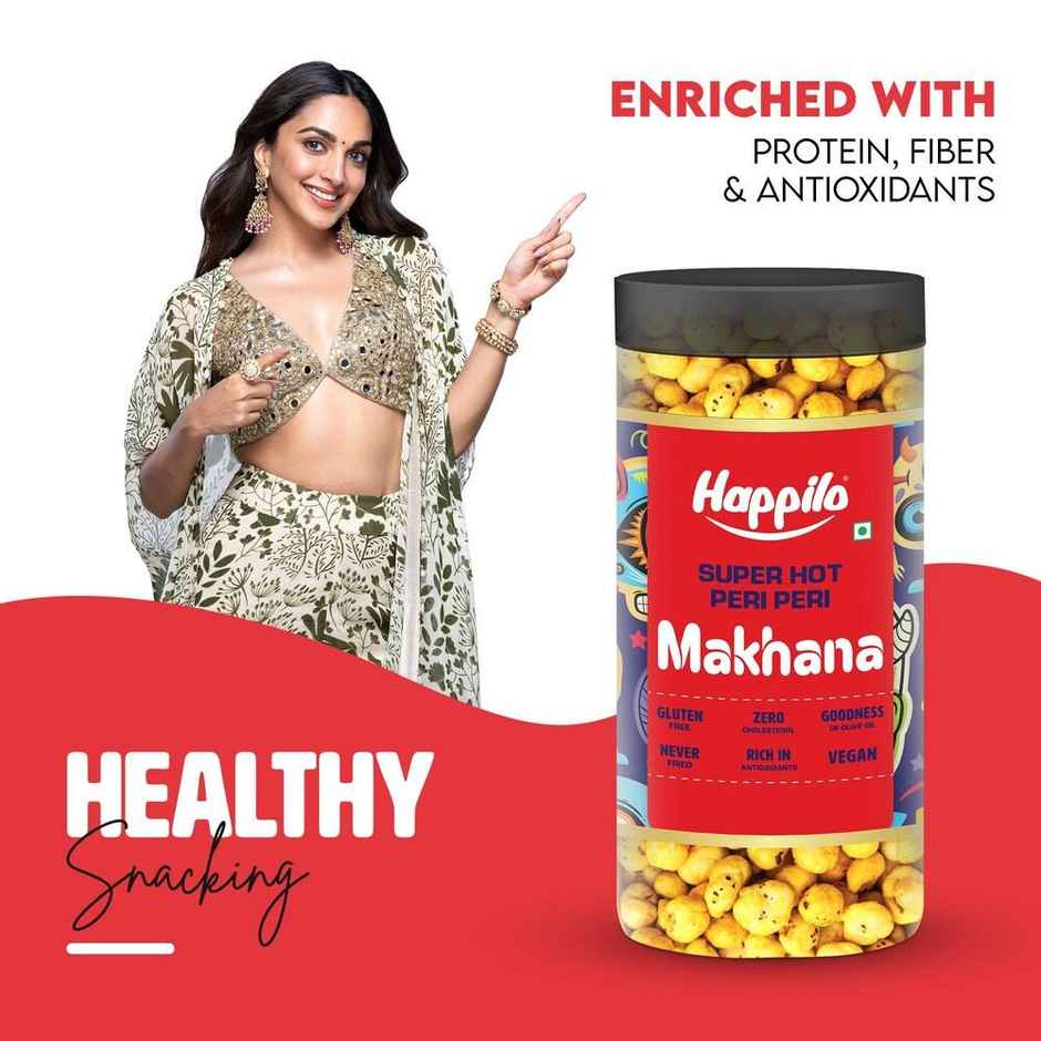 Happilo Makhana Superhot Peri Peri Jar