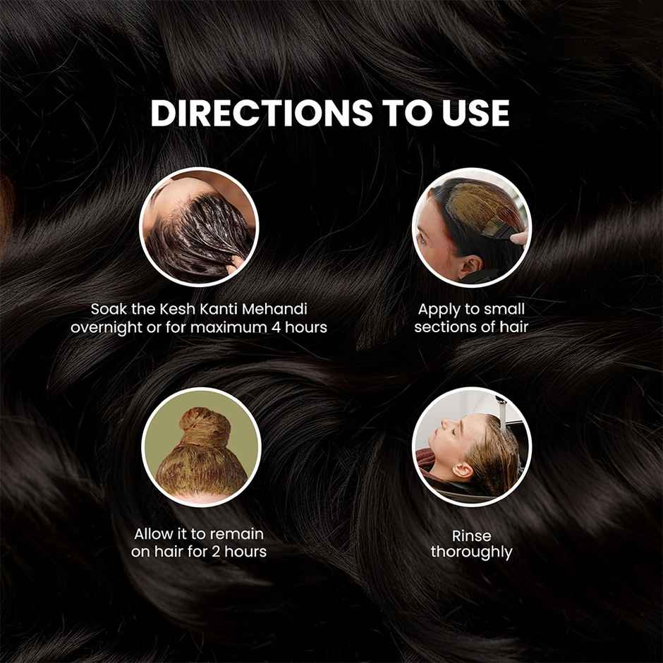 Patanjali Kesh Kanti Herbal Mehandi Fresh Henna Powder for Natural Hair Colour