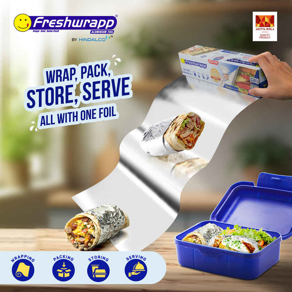 Hindalco Fresh wrapp Aluminium Foil - 72 m