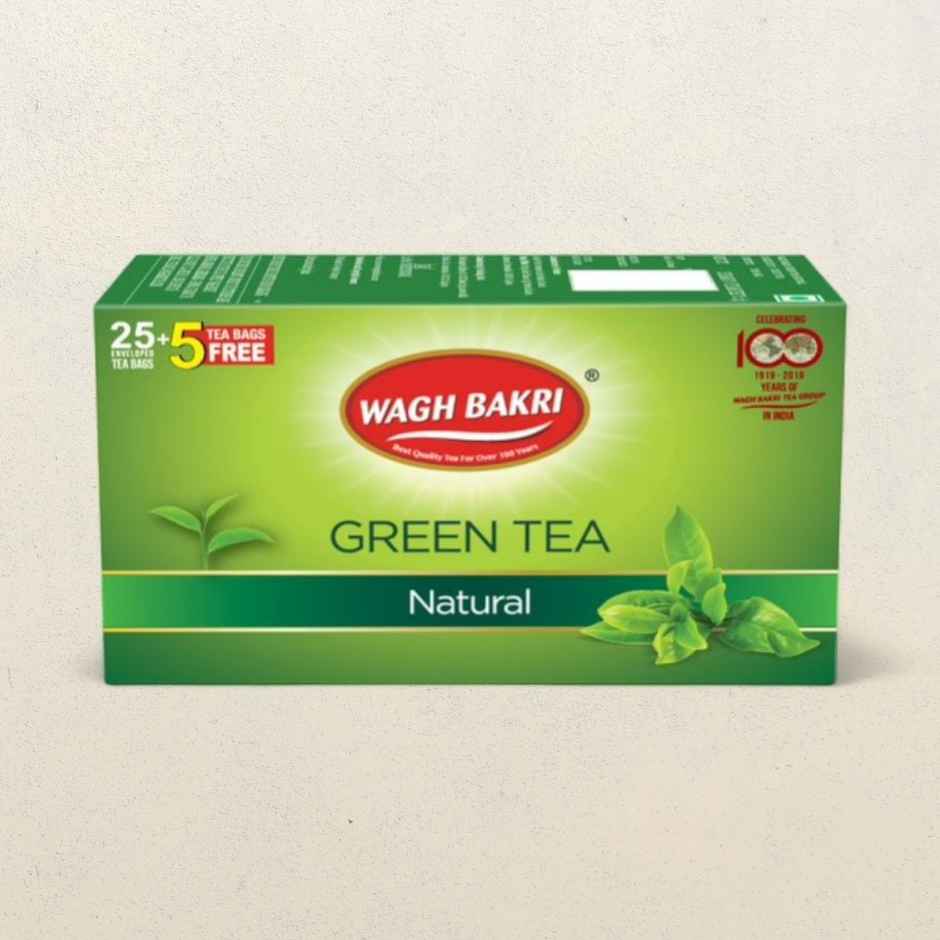 Wagh Bakri Natural Green Tea Bags 
