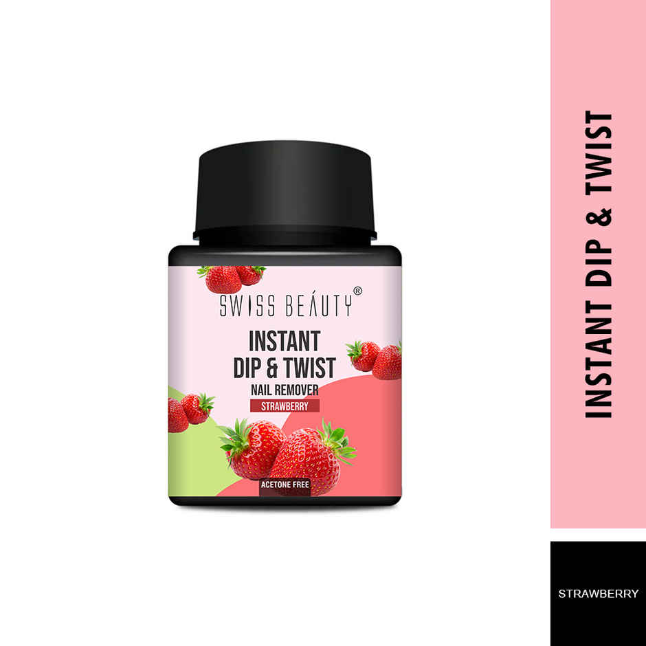 Swiss Beauty Instant Dip and Twist Nail Paint Remover | 04 Strawberry Fresh