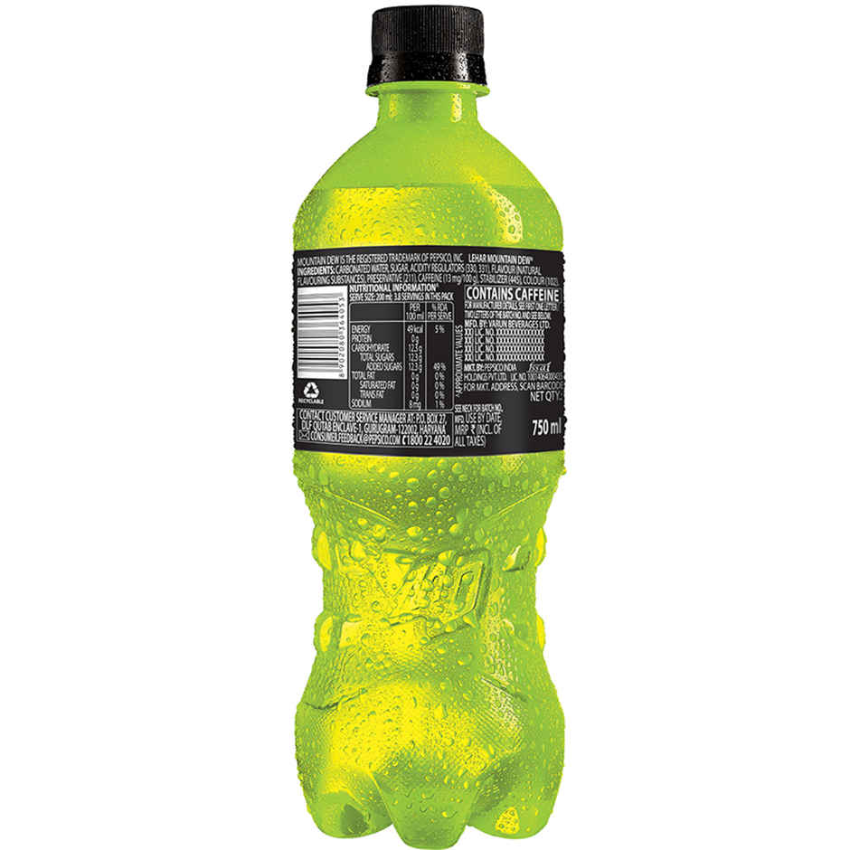 Lay'S India'S Magic Masala Potato Chips(82gms) & Mountain Dew Soft Drink(750ml) Combo