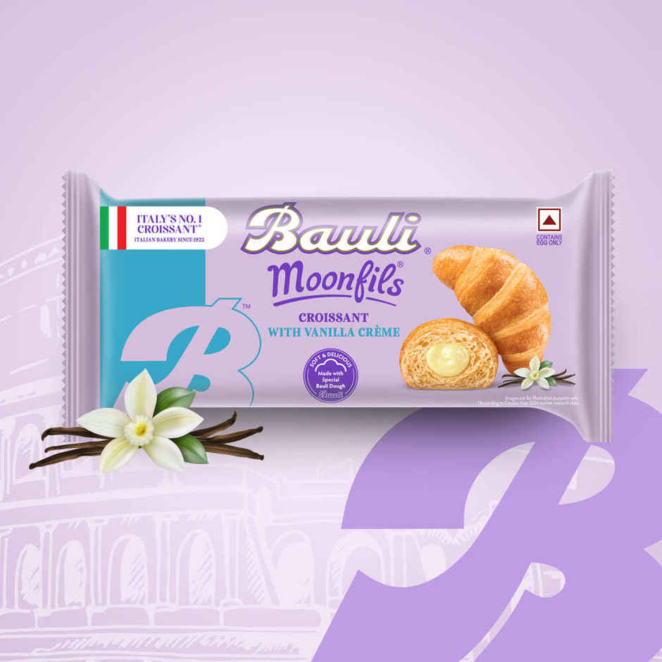 Bauli Moonfils Croissants Vanilla (Egg) 45g Combo