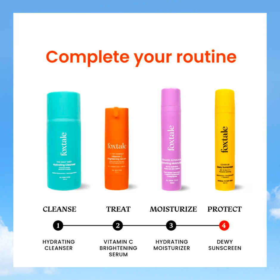 Foxtale Dewy Sunscreen SPF 70 PA++++