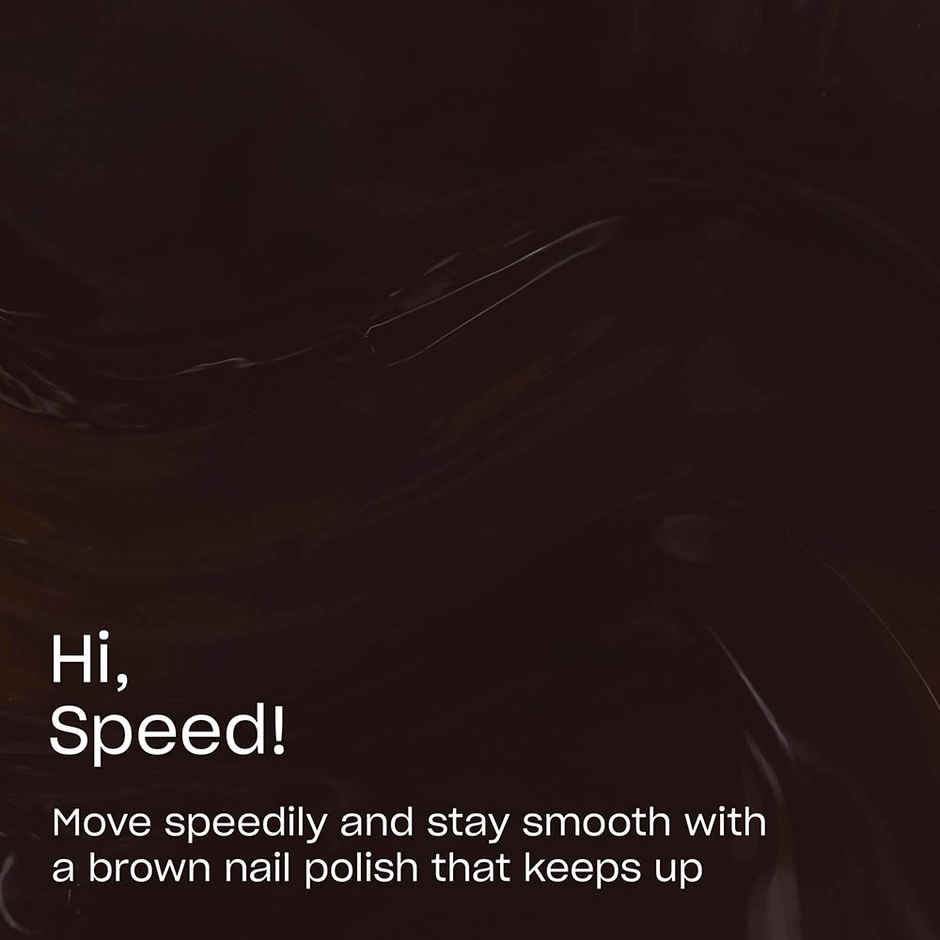 OPI Rapidry Nail Polish Hi Speed Dark Brown Quick Dry Smudge Proof