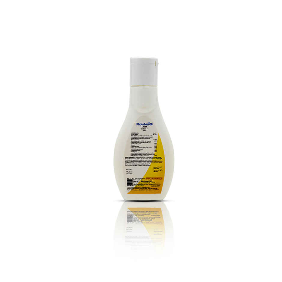 Photoban 30 Sunscreen Lotion SPF 30, Broad Spectrum UVA/UVB Protection, Lightweight & Non-Greasy Formula