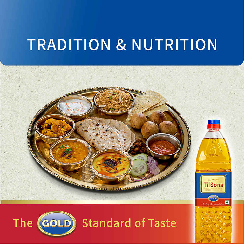 Tilsona Gold Sesame/Til Oil | Pure & Natural Cooking Oil