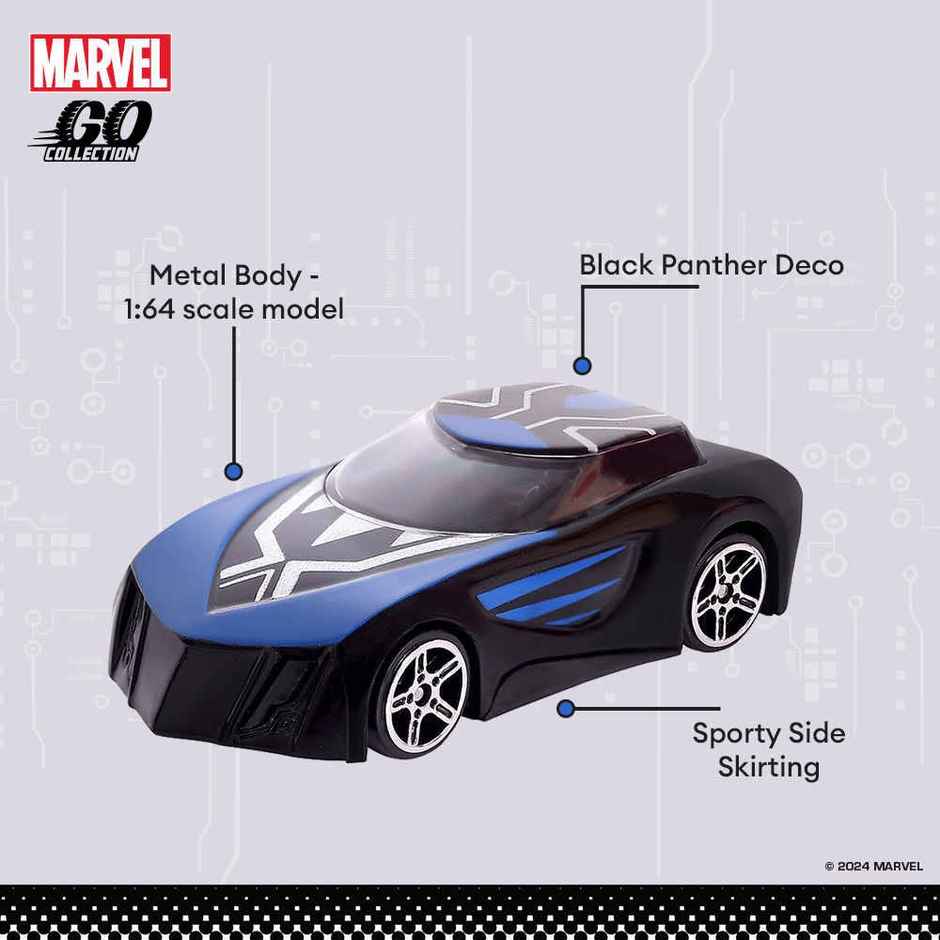 Hasbro Hasbro Marvel Go | Black Panther - Diecast Toy Car