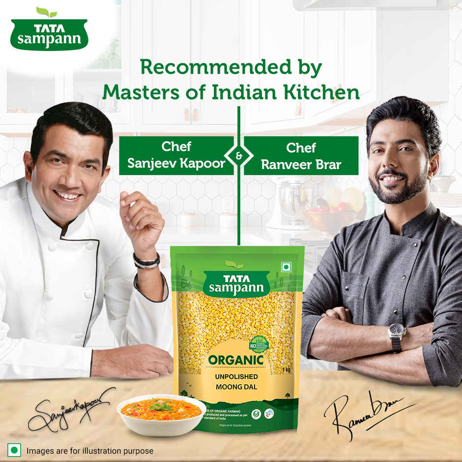 Tata Sampann Organic Unpolished Moong Dal