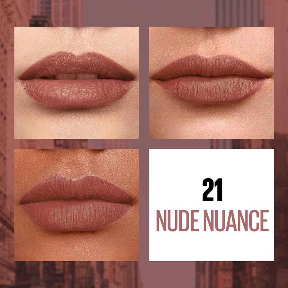 Maybelline New York Sensational Liquid Lipstick - Nude Nuance | Paraben Free
