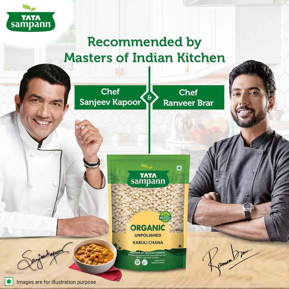 Tata Sampann Organic Unpolished Kabuli Chana
