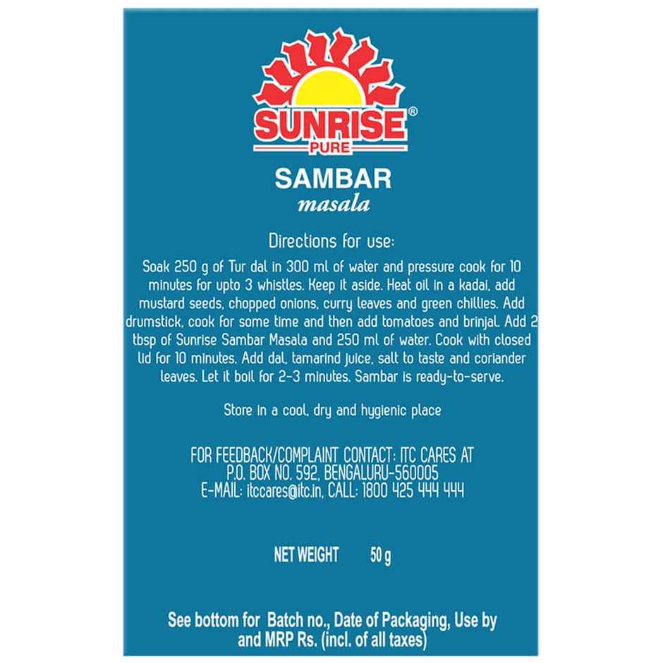 Sunrise Pure Sambar Masala