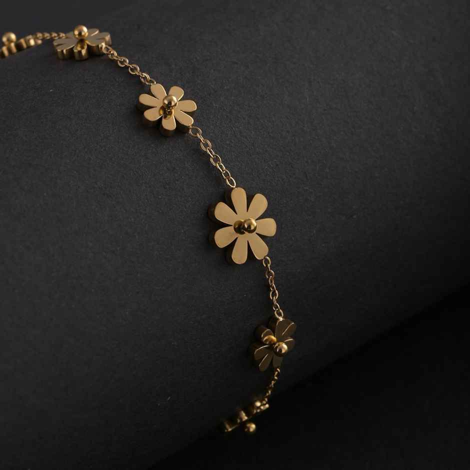 Palmonas Floral Finesse Anklet