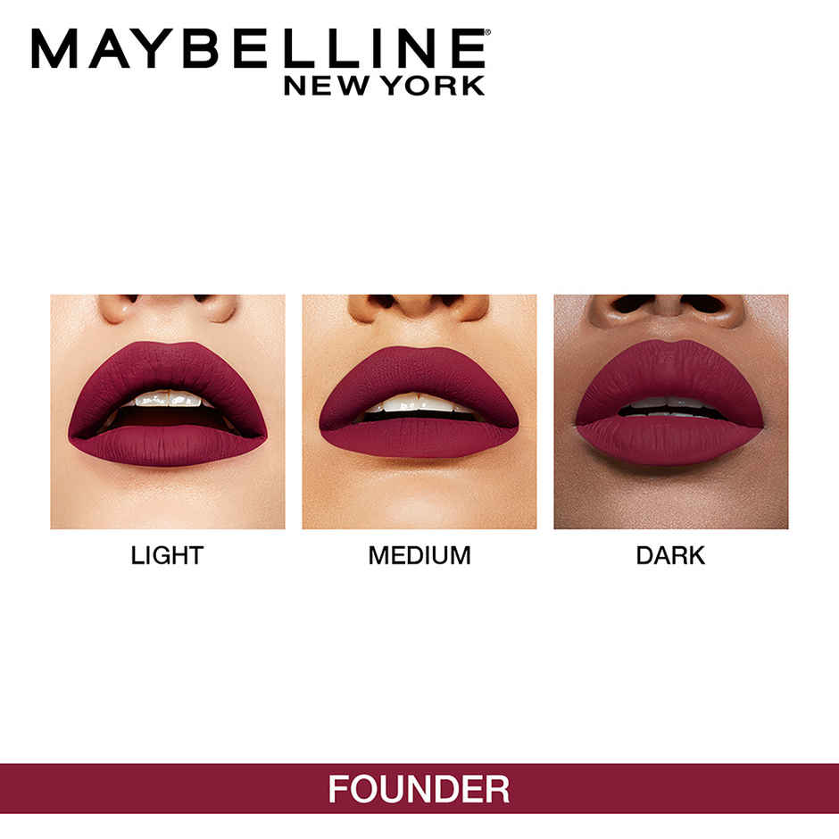 Maybelline New York Superstay Liquid Lipstick - Founder | Paraben Free
