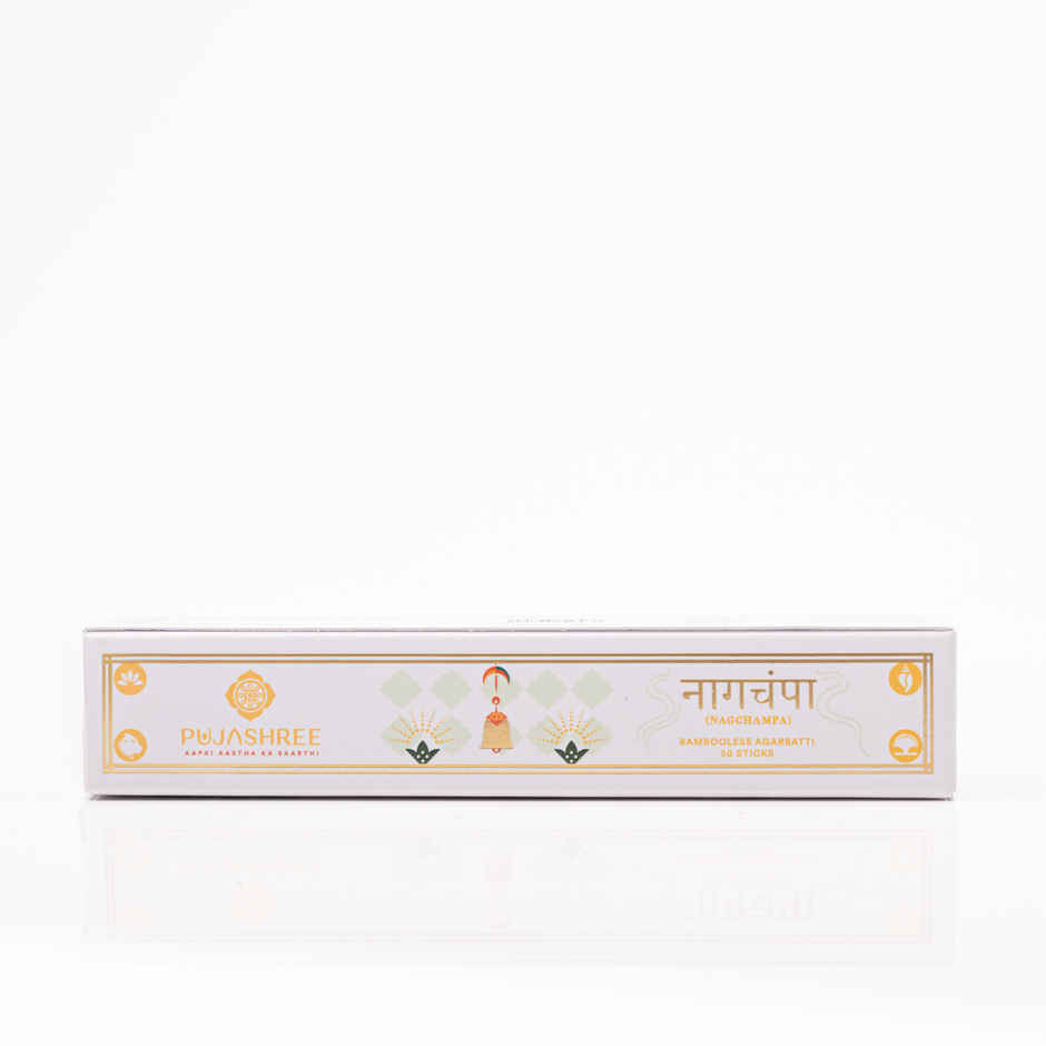 Pujashree Bambooless Agarbatti Nagchampa | 4 Inches