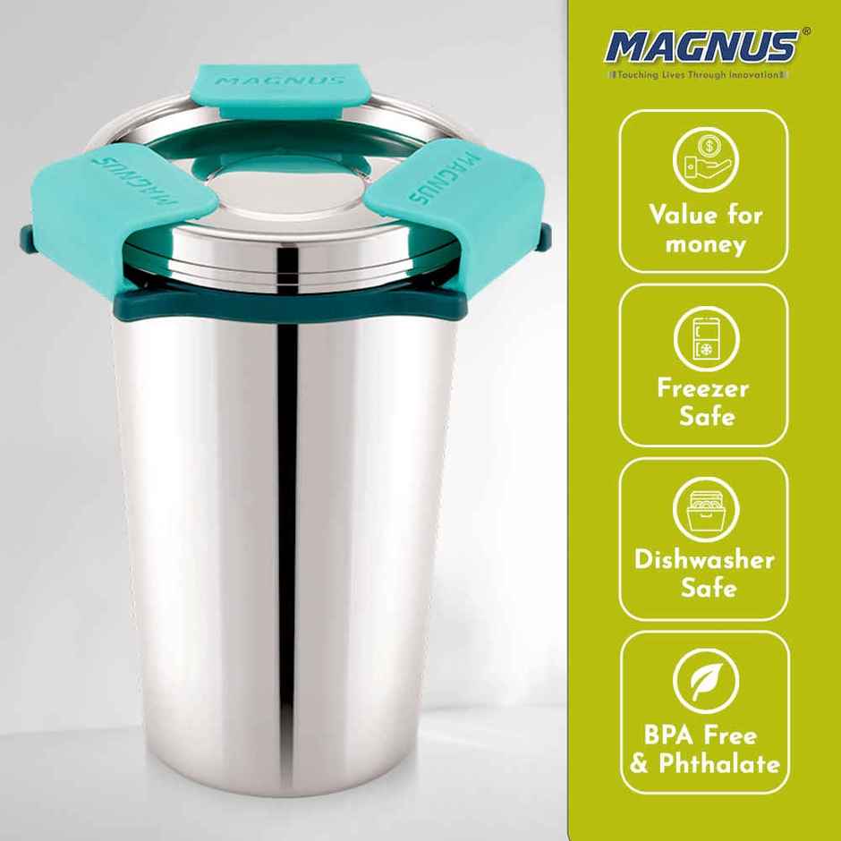 Magnus Revlock Stainless Steel Tumbler | 350Ml | Leak Proof And Airtight