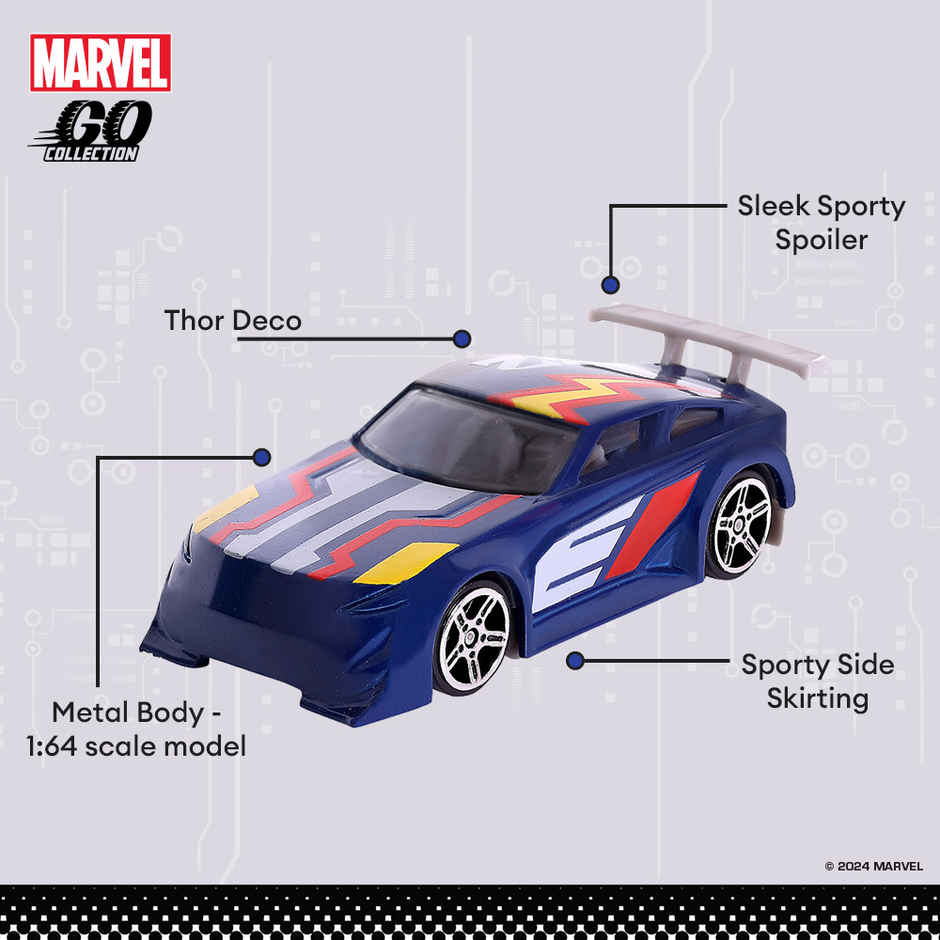 Hasbro Marvel Go | Thor - Diecast Toy Car