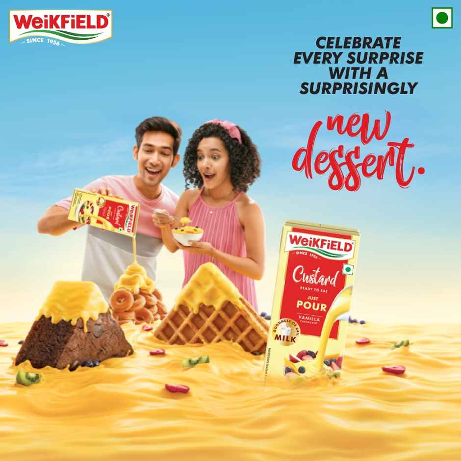 Weikfield Custard Ready To Eat | Vanilla