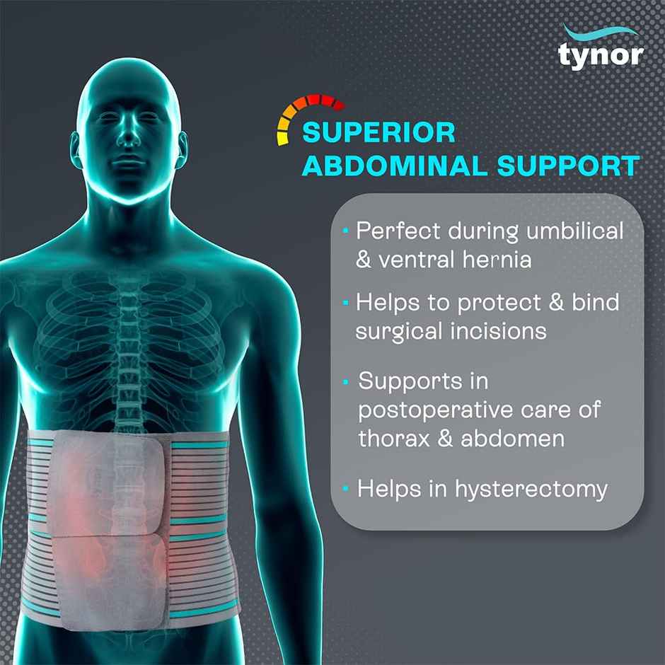 Tynor Abdominal Belt Grey M