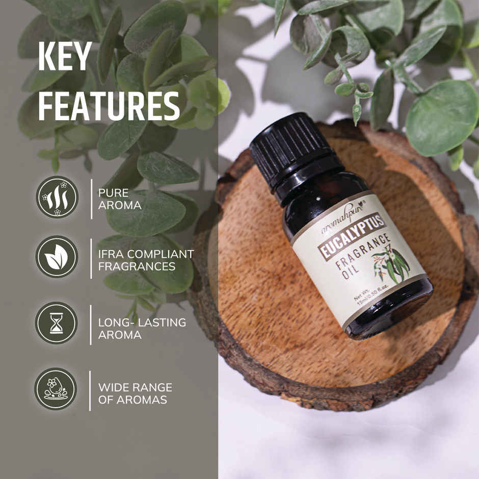 Aromahpure Fragrance Oil | Eucalyptus Aroma Oil for Home Fragrance