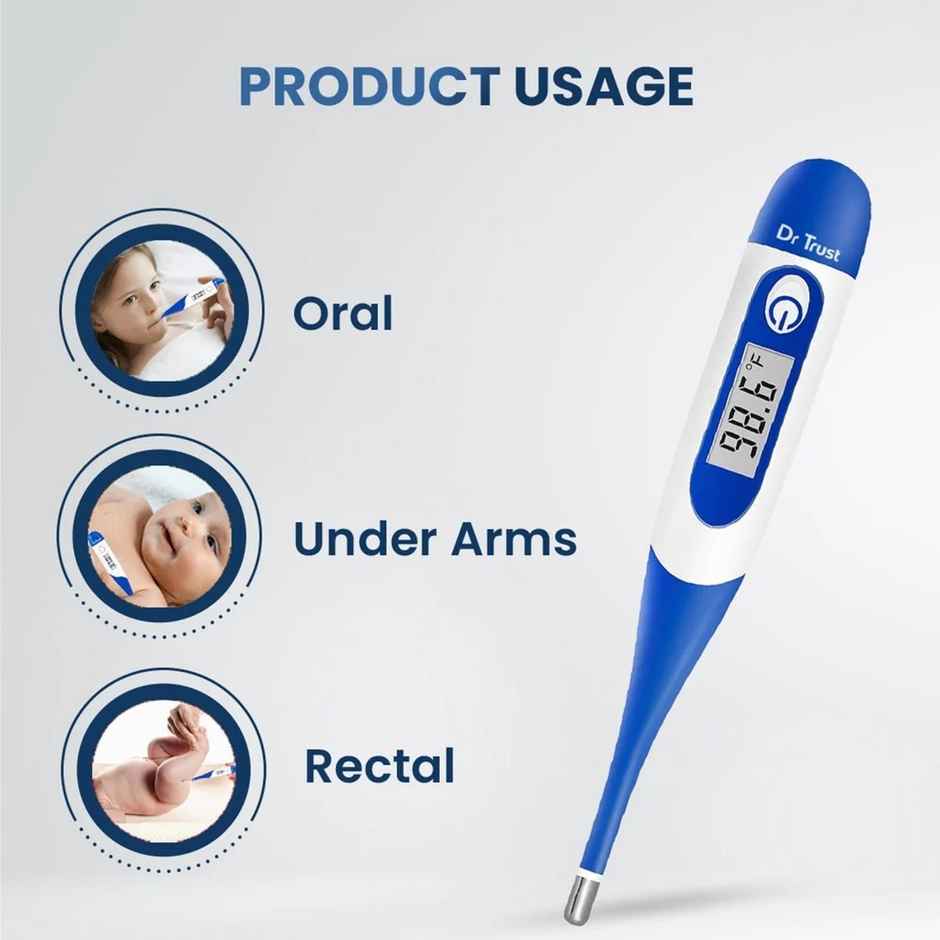 Dr Trust USA InstaScan Flexible Tip 617 Digital Thermometer