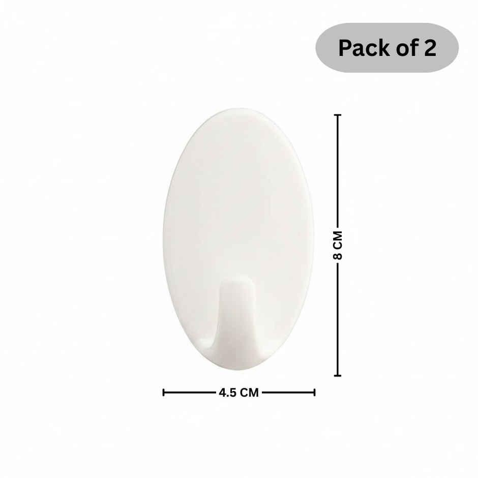 Se7en Multi-Purpose Self Adhesive Plastic Wall Hook