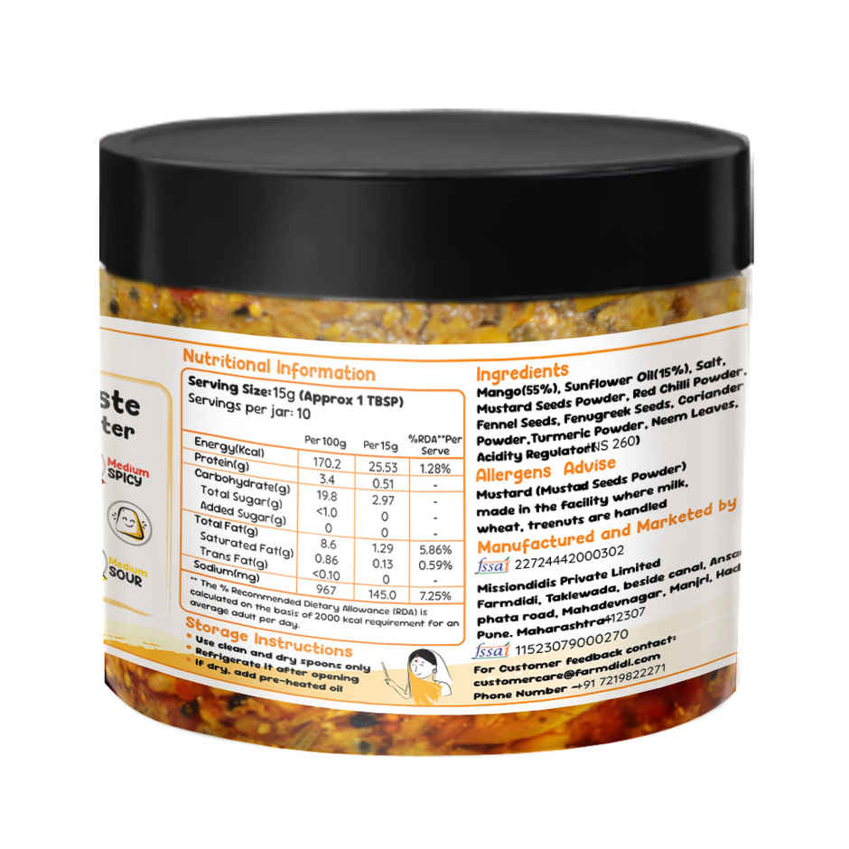 Farmdidi Traditional Mango Pickle