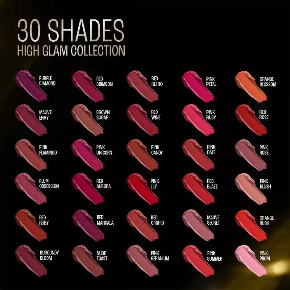 Lakme Forever Matte Lipstick, Made With French Rose Oil Extracts, Purple Diamond