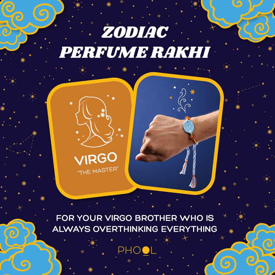 Zodiac Virgo Rakhi for Brother (Phool)