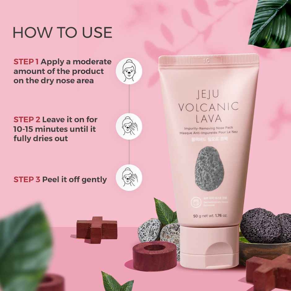 The Face Shop Jeju Volcanic Lava Impurity Removing Nose Pack