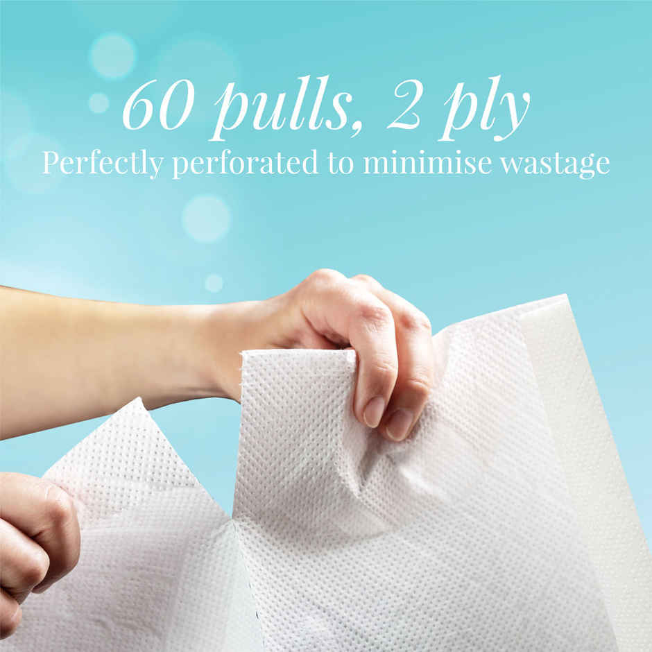 Origami 2Ply Kitchen Tissue Roll | 60 Pulls