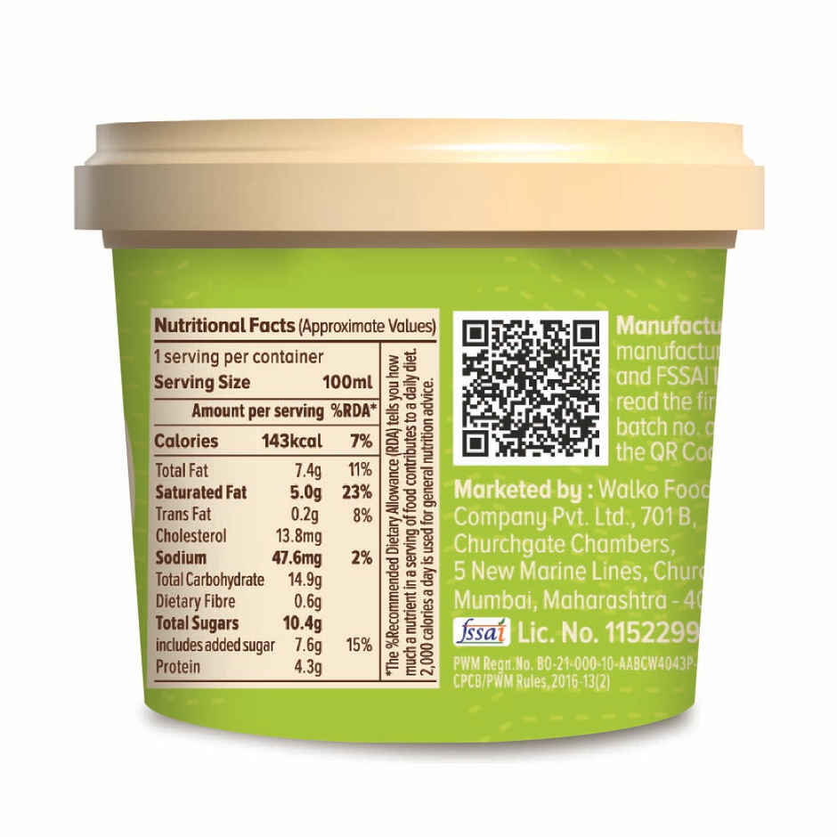 NIC Tender Coconut Ice Cream | Preservative Free | No Artificial Flavors