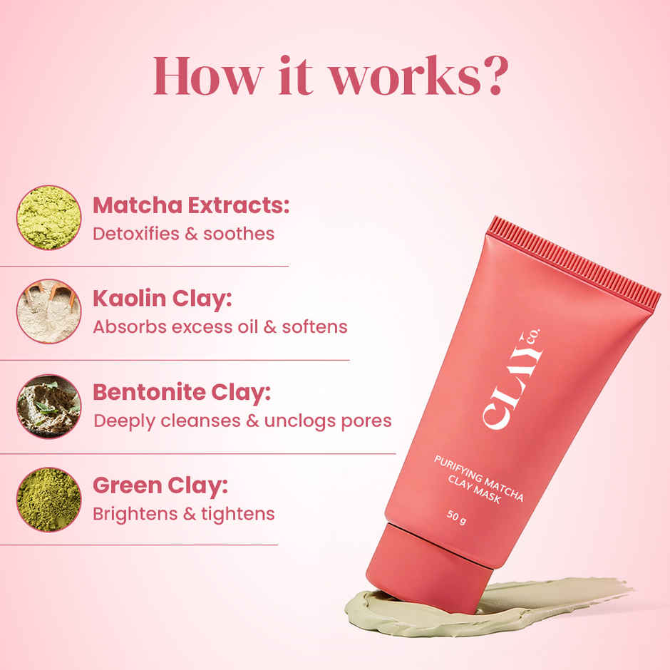 Clayco Purifying Matcha Clay Mask