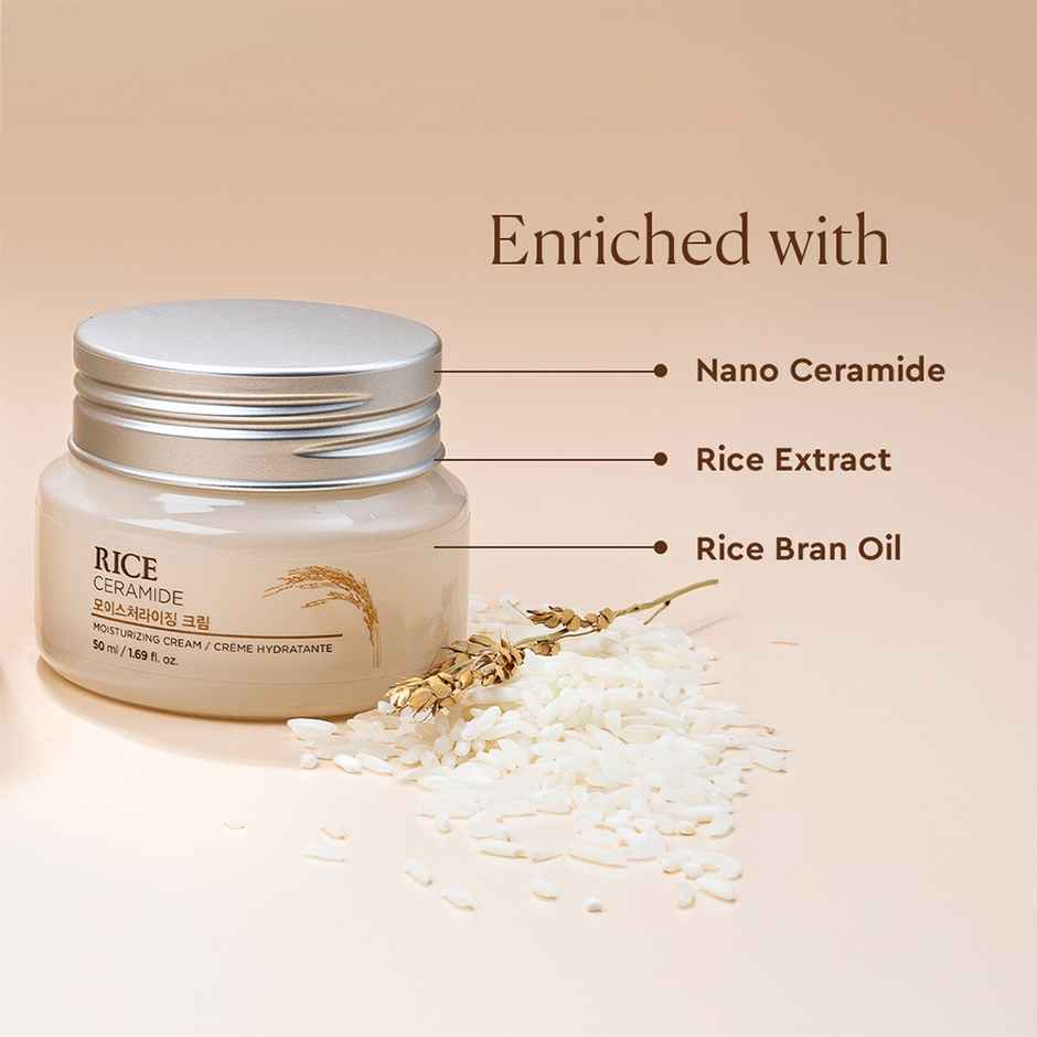 The Face Shop Rice & Ceramide Moisturizing Cream | Unisex