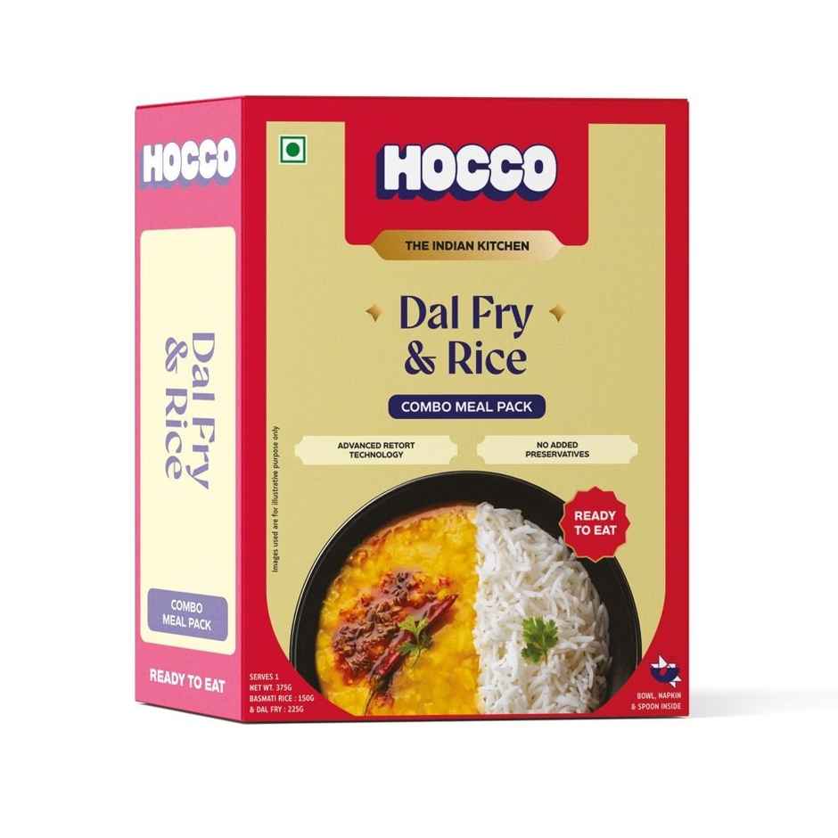 Hocco Dal Fry Rice | Combo Meal Pack