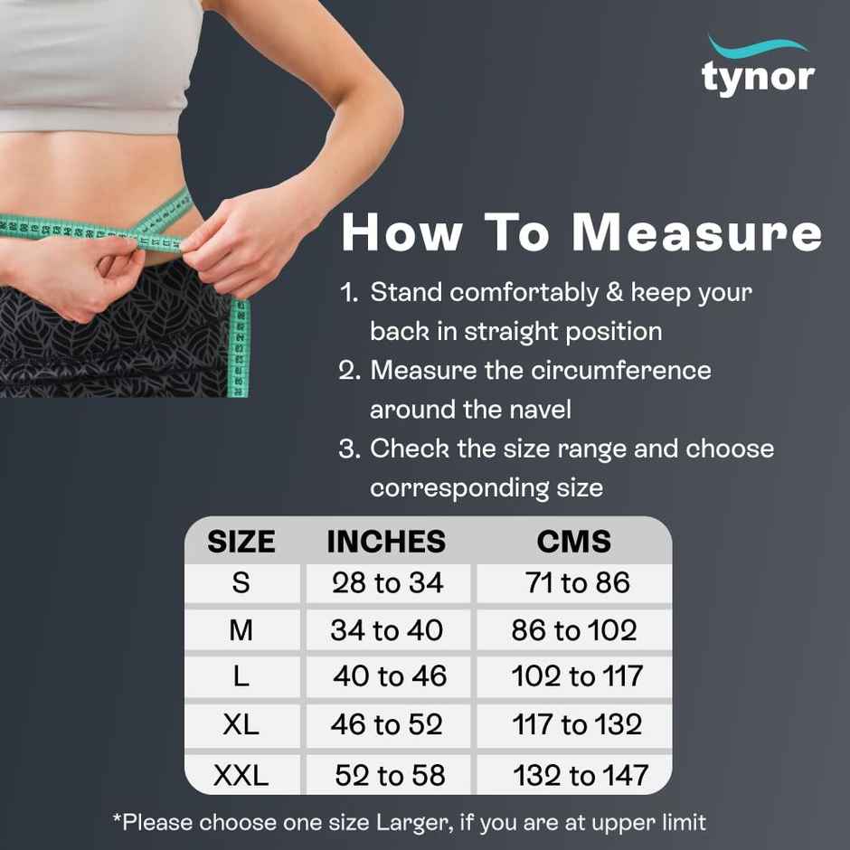 Tynor Abdominal Belt Grey M