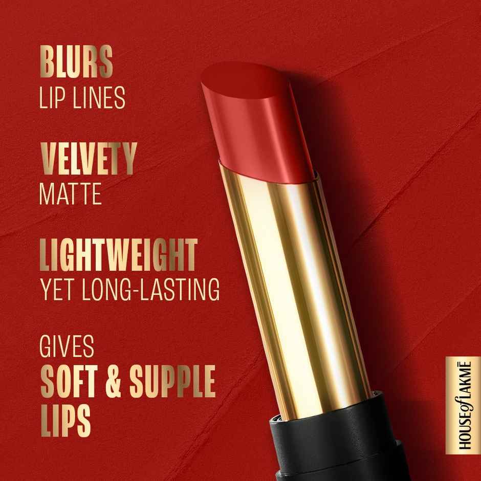 Lakme Absolute Beyond Matte Lip 102 RedRuby