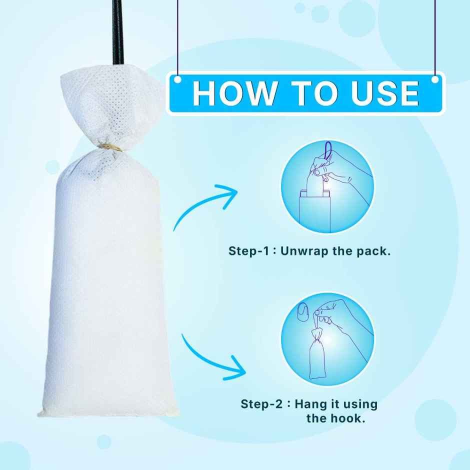 Natural Camphor Fragrance Pouch by Air Karpure | Car, Bathroom & Room Freshener|From House of Cycle