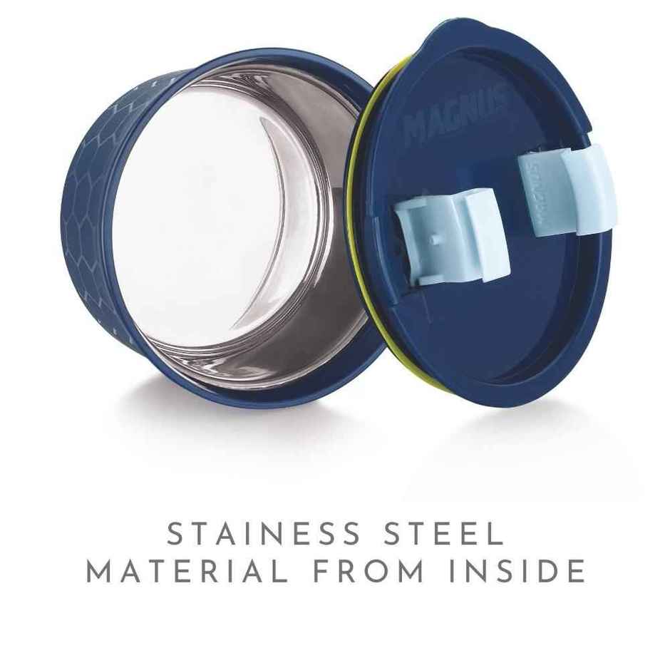 Magnus Microwave Steam Lock Medium Container - Blue/Black