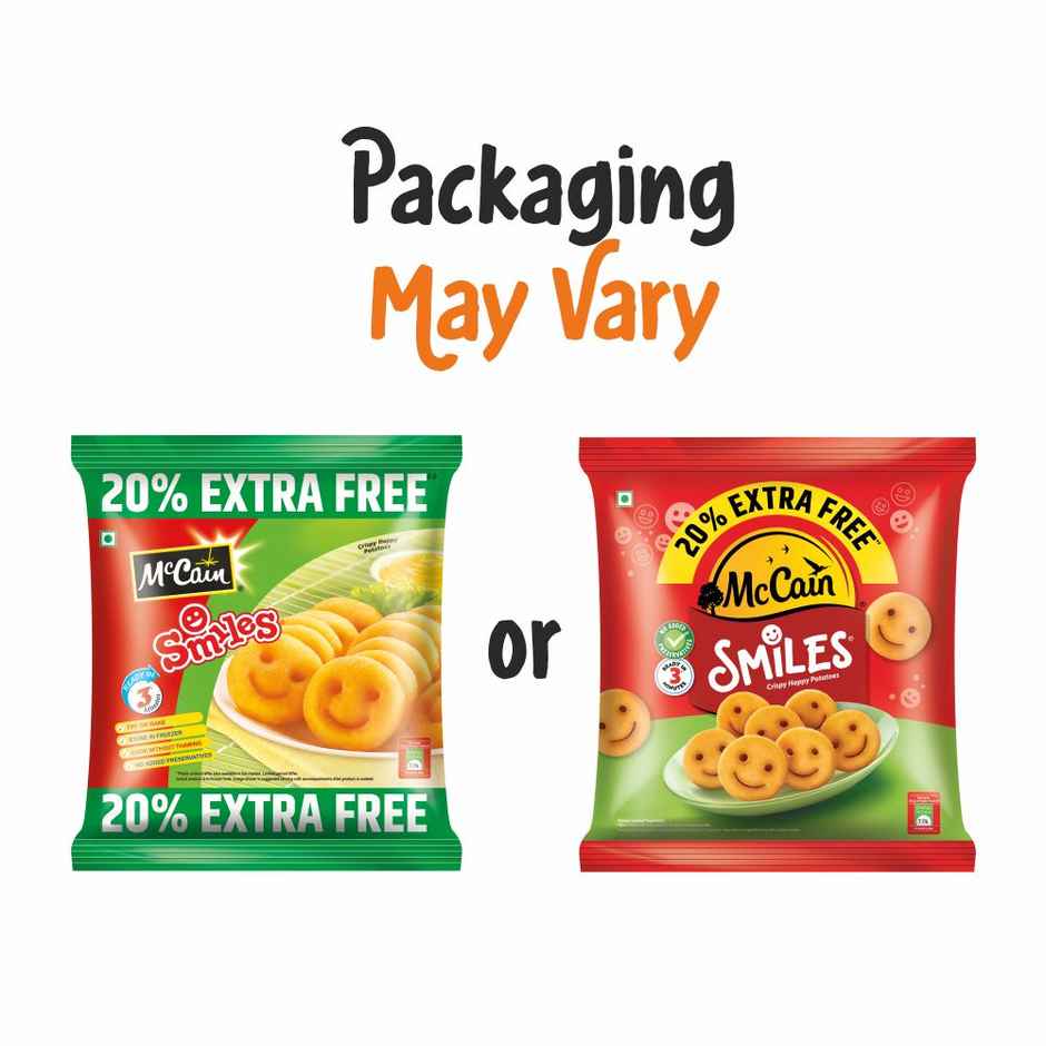 McCain Smiles | Crispy Potato Snacks | No Added Preservatives