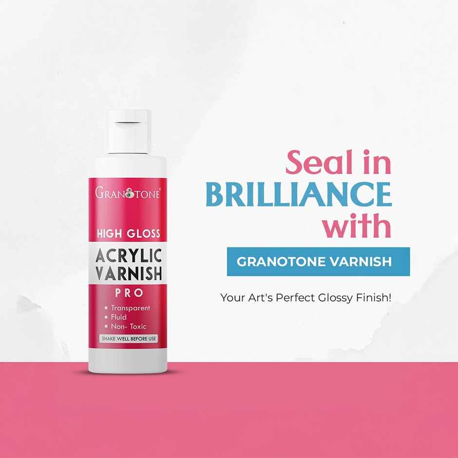 Granotone Acrylic Varnish High Gloss (Transparent)