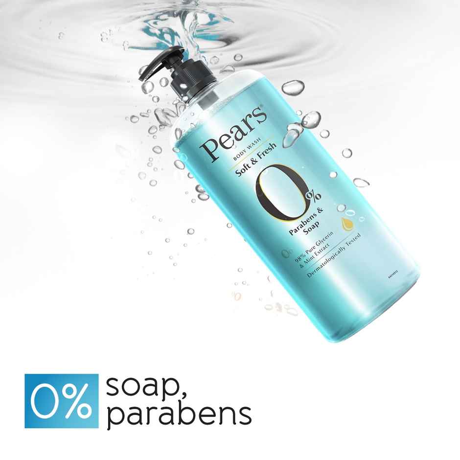 Pears Soft & Fresh Shower Gel SuperSaver XL Pump Bottle with 98% Pure Glycerine